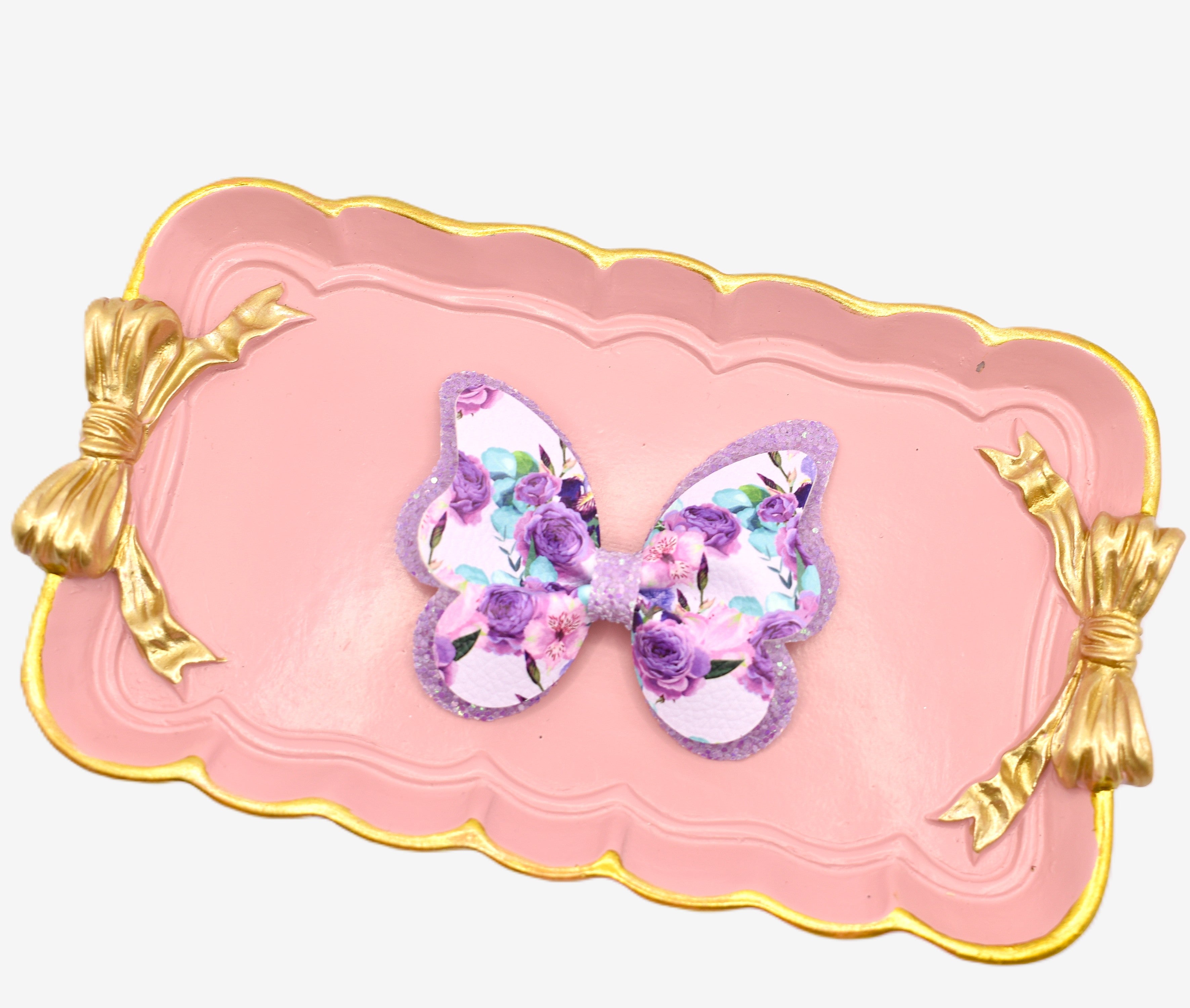 Butterfly Hair Clip - purple
