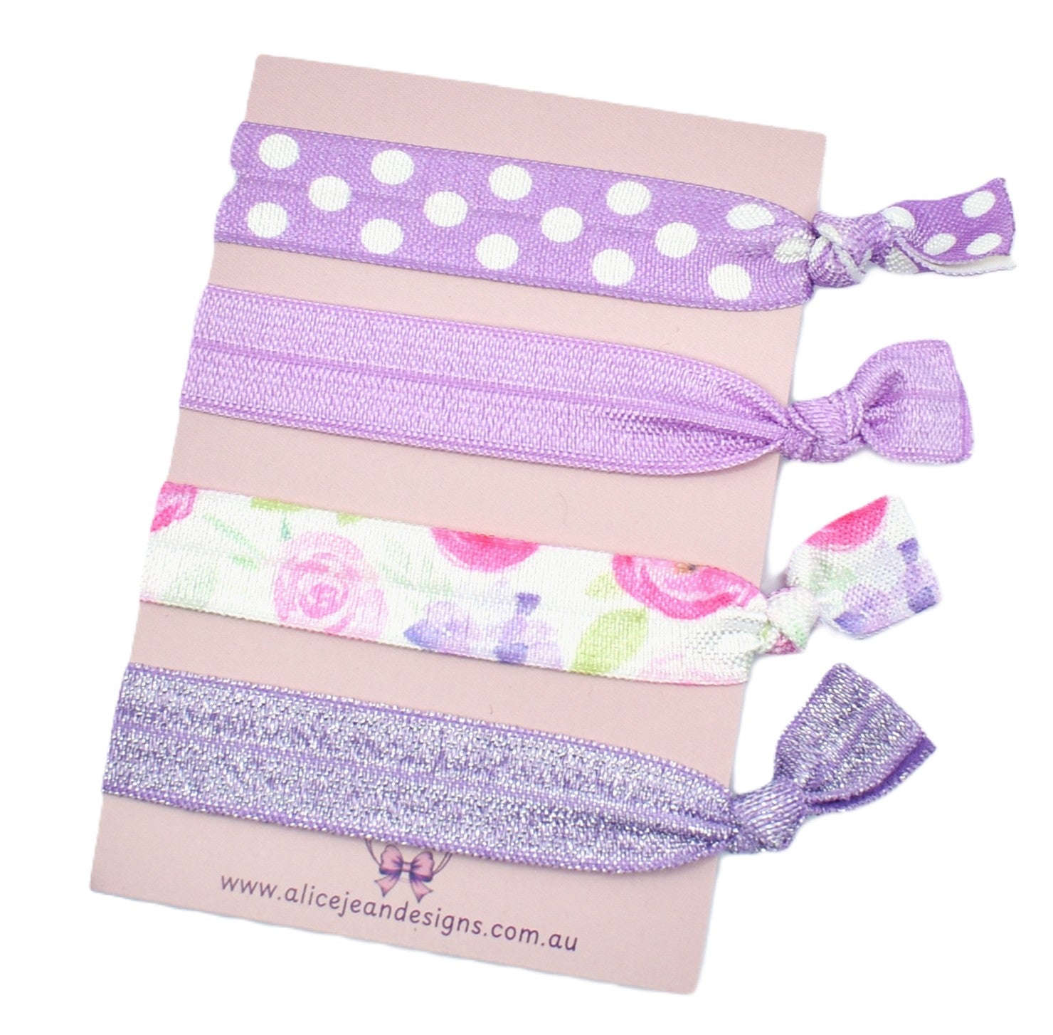 Set of 4 Elastic Hair Ties