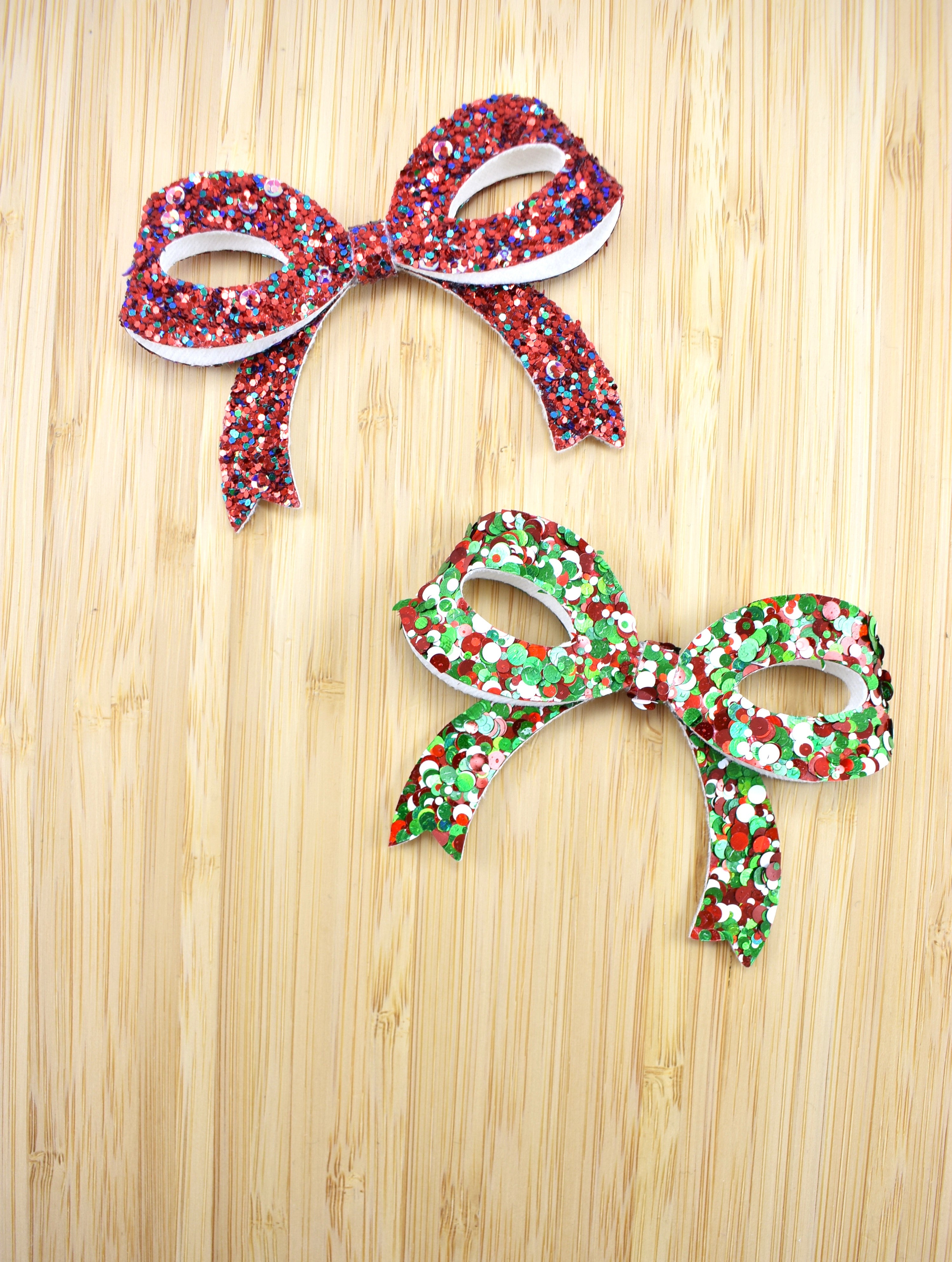 Willow Bow Hair Clip - Green