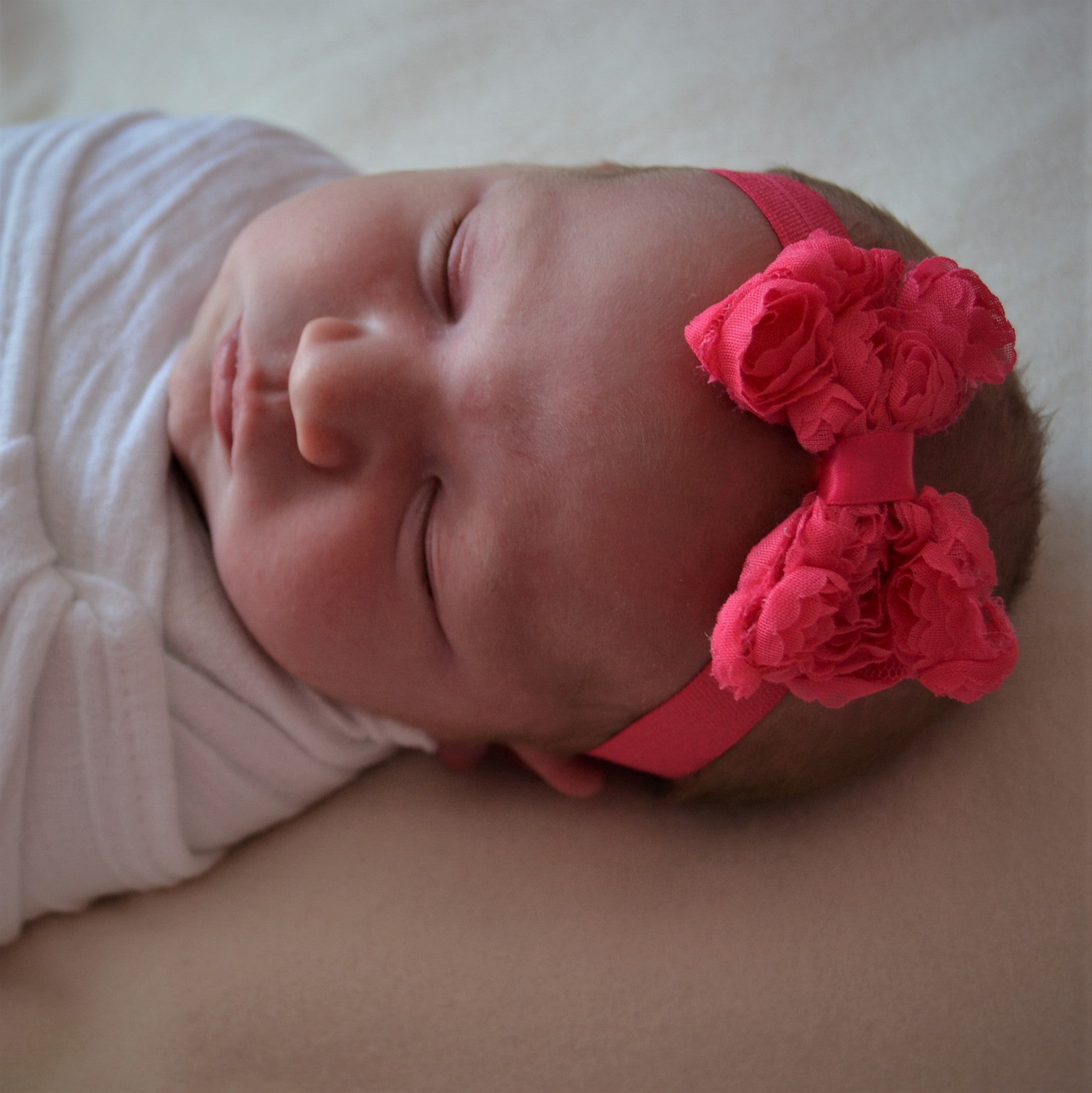 Emily Baby Headband - pink